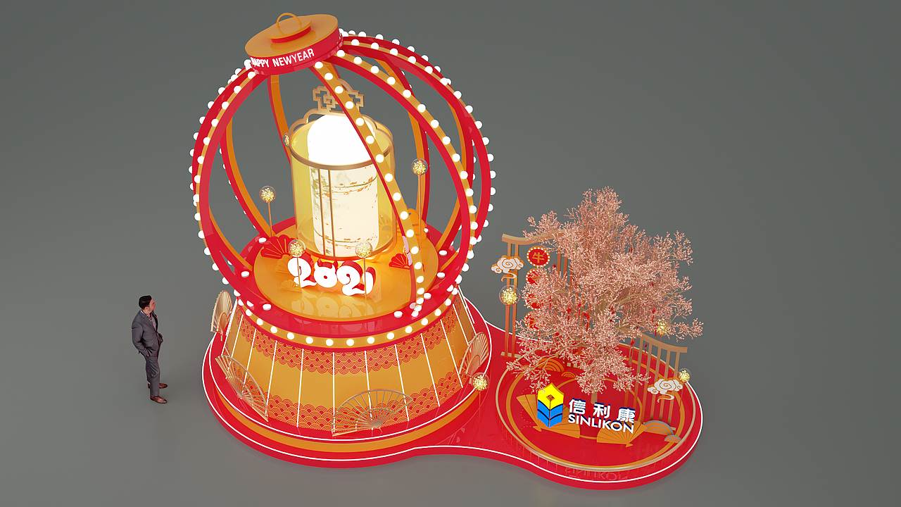 圣诞美陈（图ZMjQ2NzQwNzk2） - 场景 - 站酷设计师_DOUBLE_原创素材 - 站酷ZCOOL