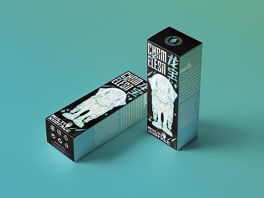 阿柒设计x变色龙潮玩包装设计