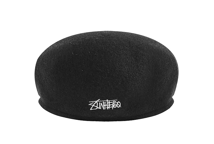 sunhero黑色貝雷帽男女反戴復(fù)古潮牌雅痞畫家帽秋冬ins（圖ZMjM1NDYzMzM2） - 其他服裝 - 站酷設(shè)計(jì)師SUNHERO潮帽品牌原創(chuàng)素材 - 站酷ZCOOL