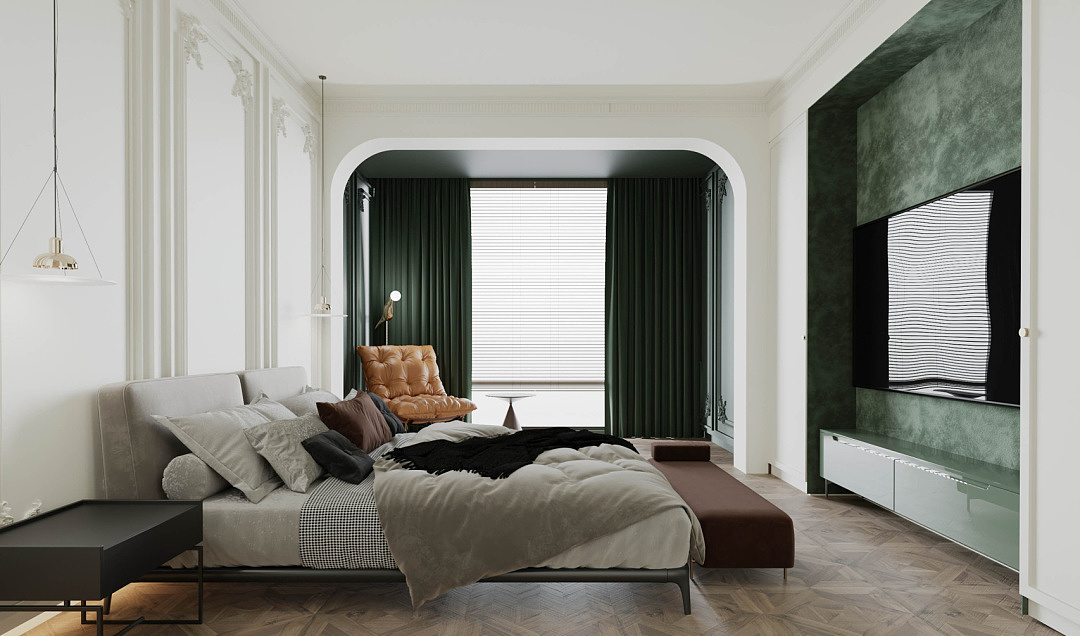 法式装修|一眼就爱上的法式复古轻奢别墅（图ZMjY2MTEzNTMy） - 家装设计 - 站酷设计师洛洛要努力原创素材 - 站酷ZCOOL