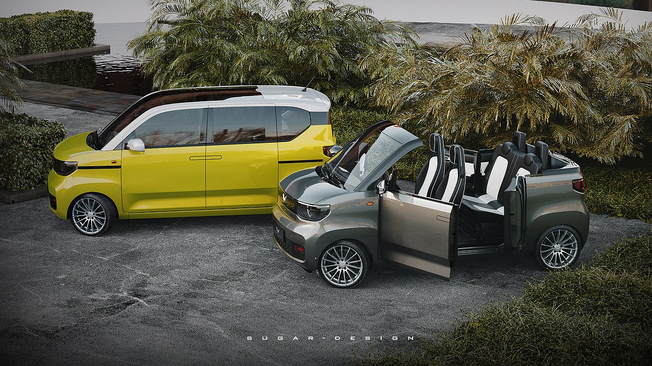 五菱宏光mini ev四座敞篷车新车预览