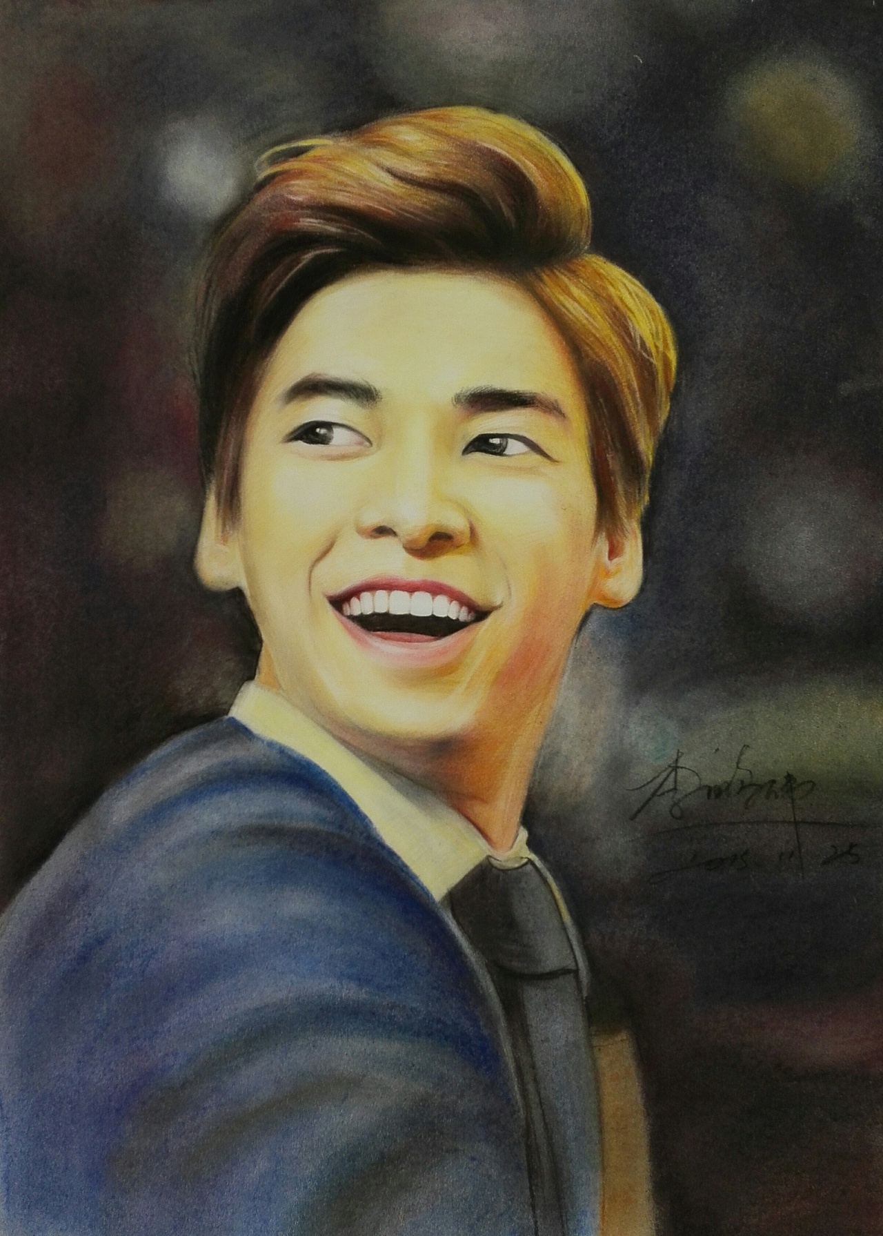 彩铅肖像系列1（图ZMjg3NDI0NjQ0） - 绘画 - 站酷设计师秀才0524原创素材 - 站酷ZCOOL