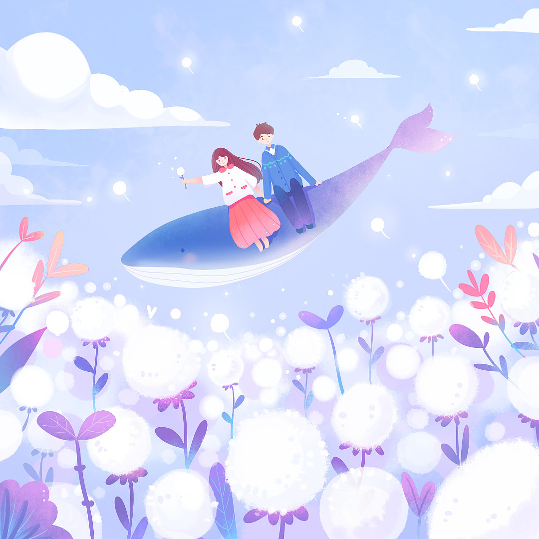 仲春之月（图ZODEwNjE4MTY=） - 商业插画 - 站酷设计师牛小美milk原创素材 - 站酷ZCOOL