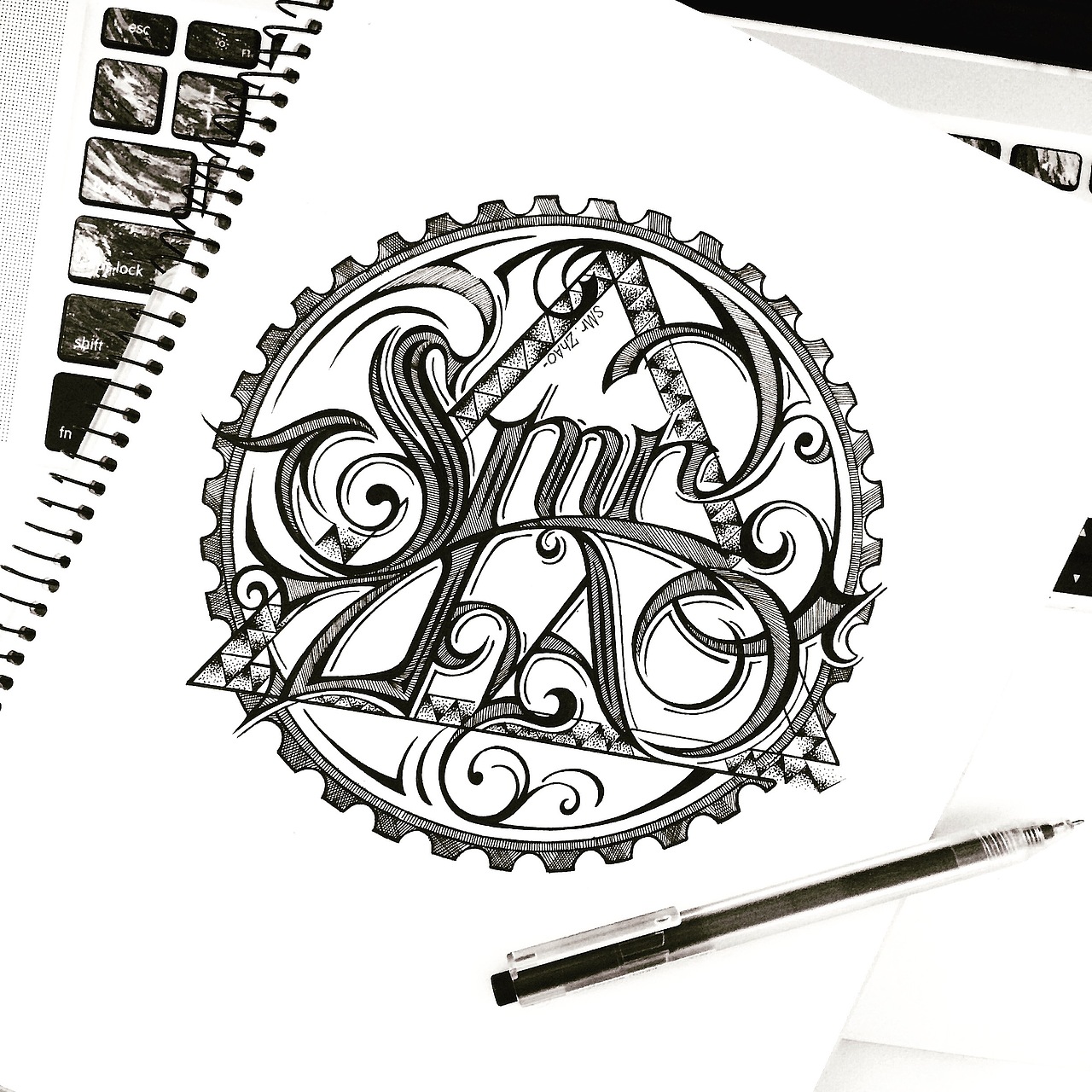 手绘哥特体|平面|字体/字形|smrzhao4295_原创作品-站酷zcool