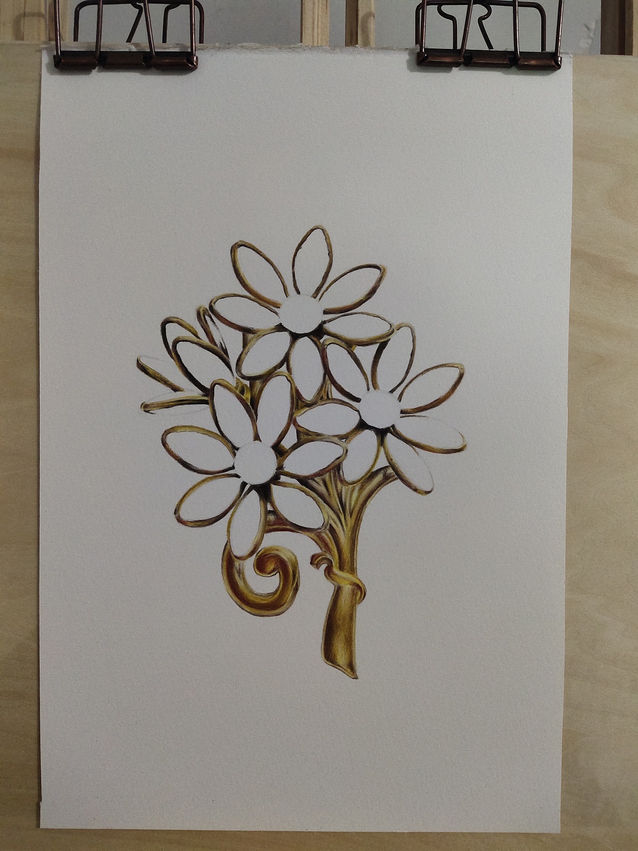 彩铅手绘 一枚蓝色🌼胸针（图ZMjc5Mjk5MDA0） - 绘画 - 站酷设计师白菜周原创素材 - 站酷ZCOOL