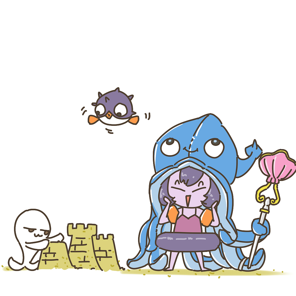 LOL泳池派对（图ZMTI3NDg4NzUy） - 创作习作 - 站酷设计师nosun123原创素材 - 站酷ZCOOL