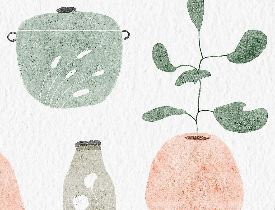 器皿（图ZMTkzMzg5ODMy） - 商业插画 - 站酷设计师晓晓之不忙时光原创素材 - 站酷ZCOOL