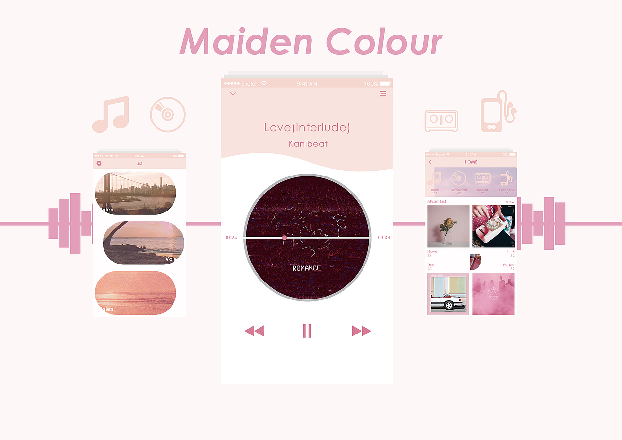 Maiden Colour（图ZODUzMjIyMTY=） - APP界面 - 站酷设计师vvvalen原创素材 - 站酷ZCOOL