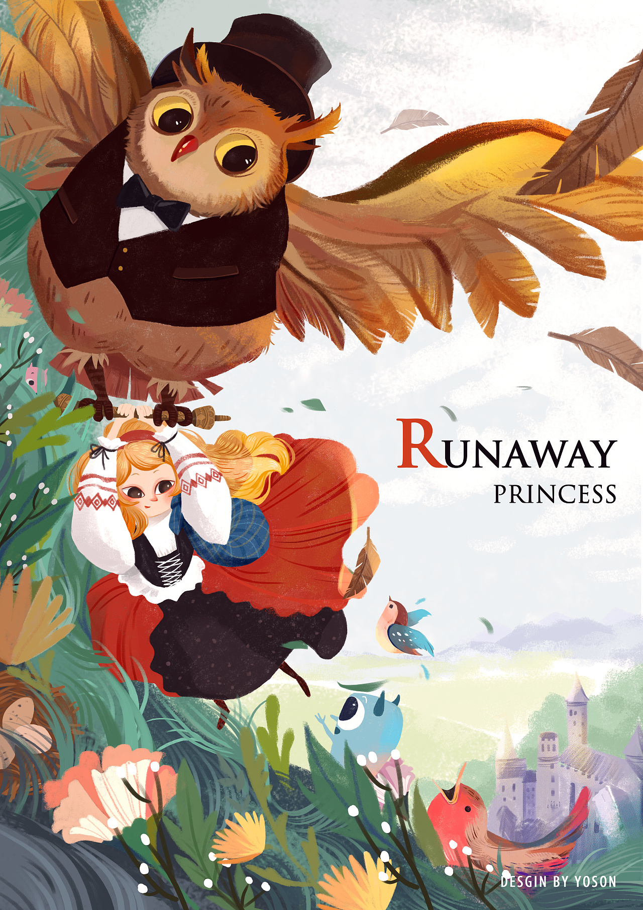 绘本风格儿童插画