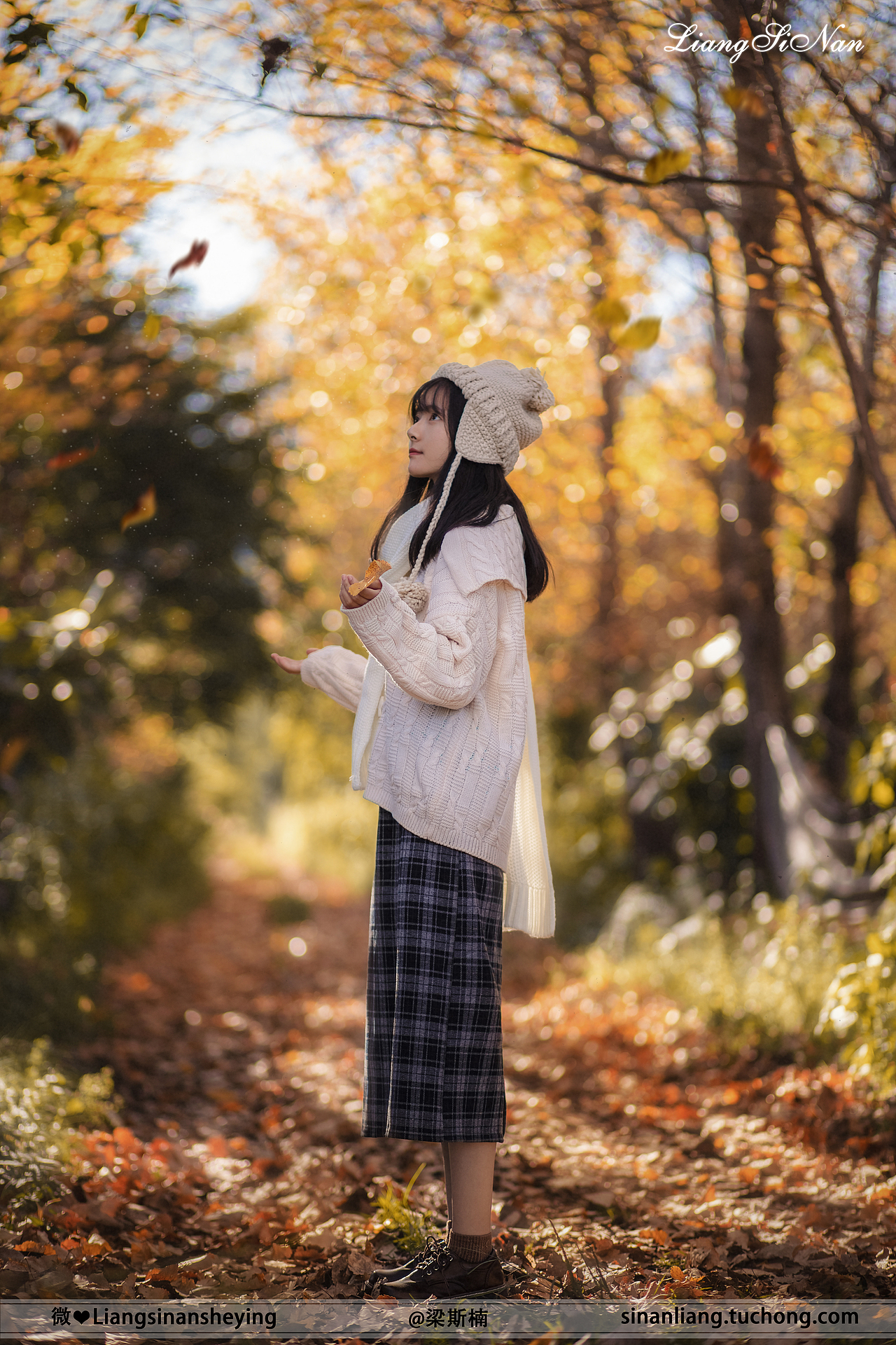 🍁我想在秋天储存浪漫，好在冬天馈赠于你（图ZMjMyODM2NzI0） - 人像摄影 - 站酷设计师梁斯楠原创素材 - 站酷ZCOOL