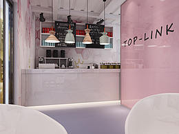 合肥健身工作室装修_网红健身房设计_粉色系少女心爆棚