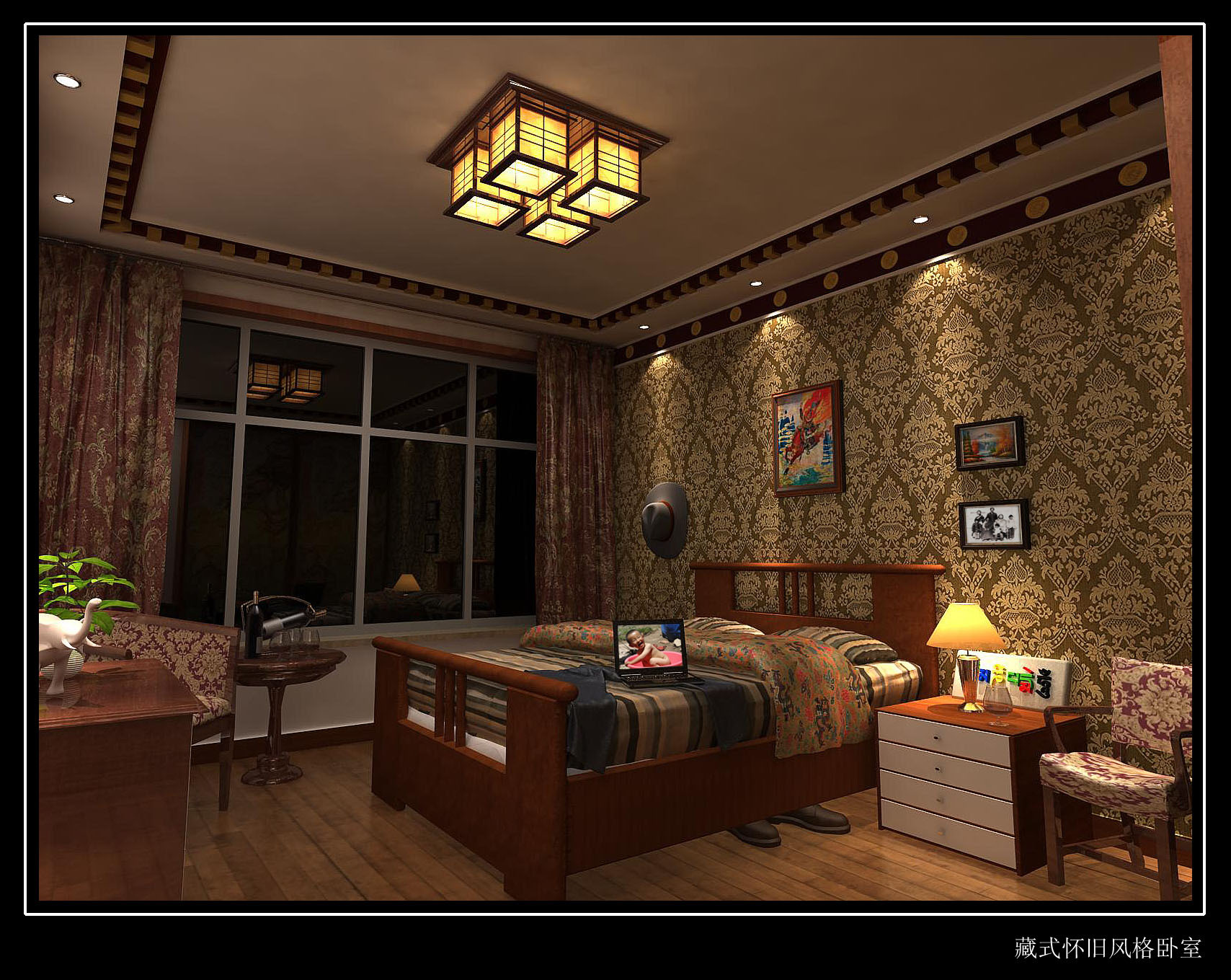 藏式风格室内装饰设计作品