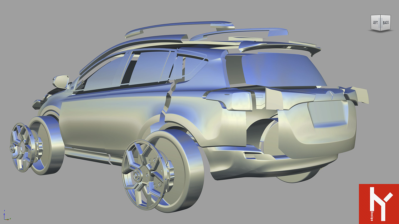 丰田RAV4 海耀(HY)学员作品 数模分享 !