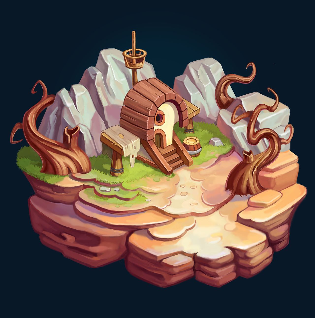 临摹作品 游戏人物 场景