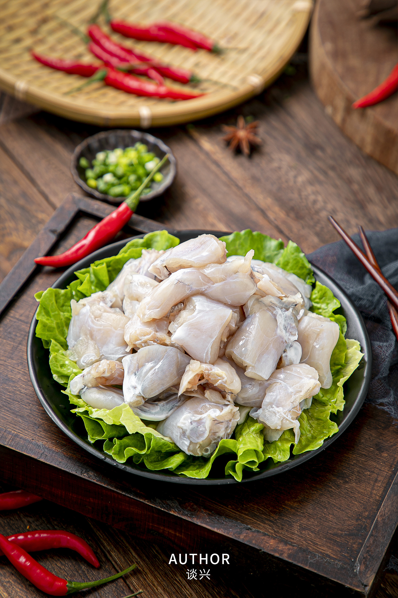 蛙肉半成品食材拍摄