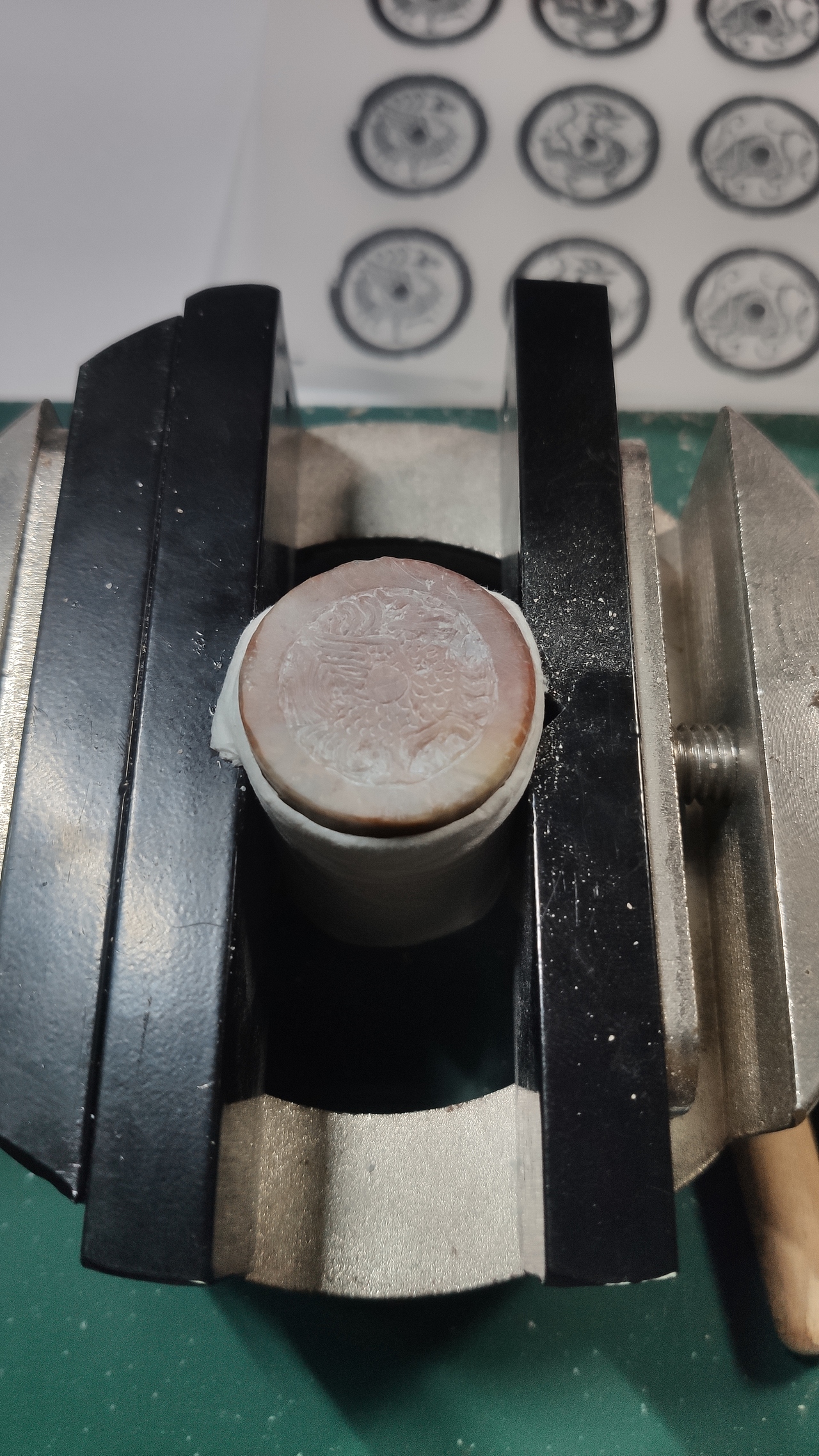 一套四象篆刻，很久没动刀了