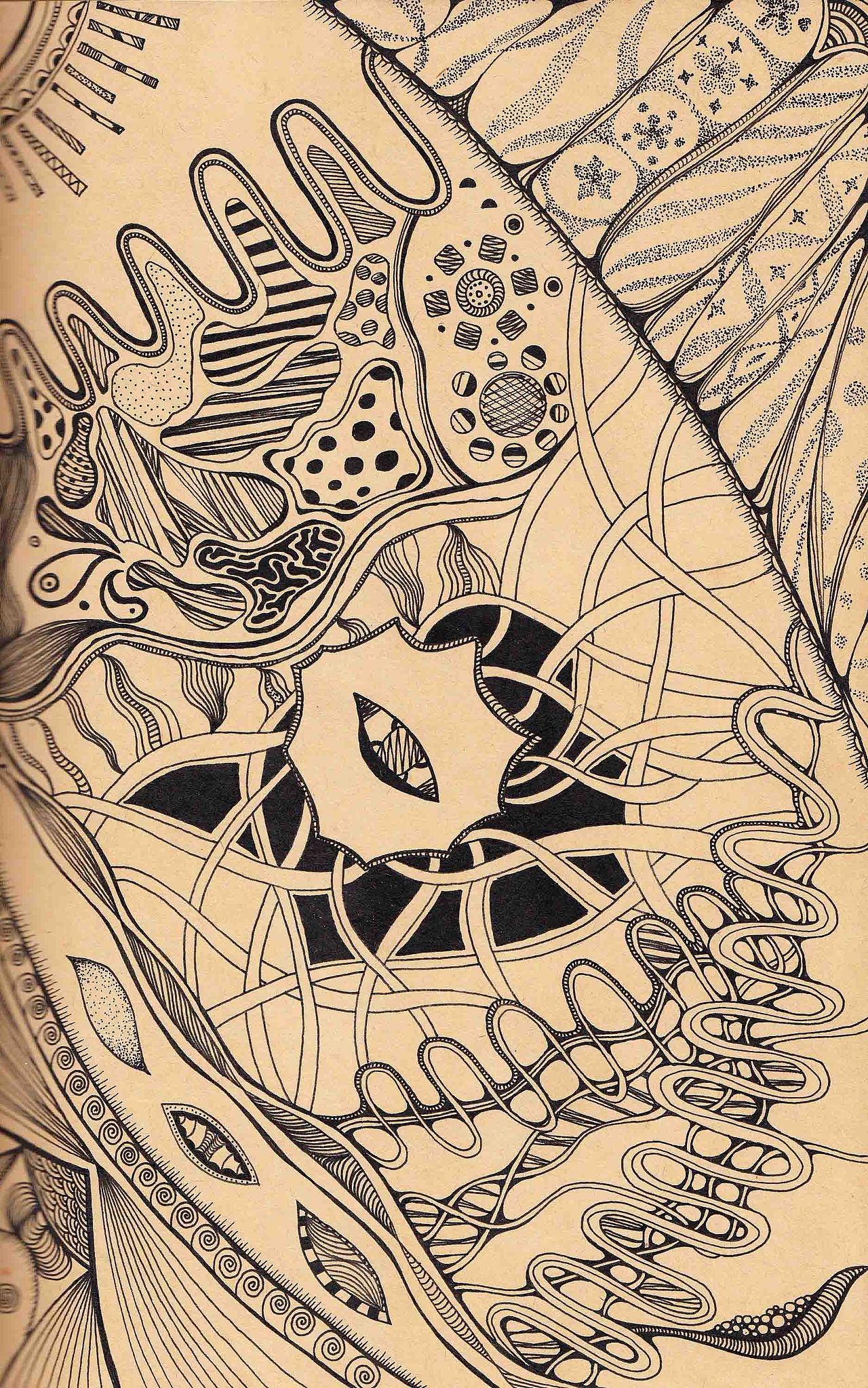 牛皮纸涂鸦日记