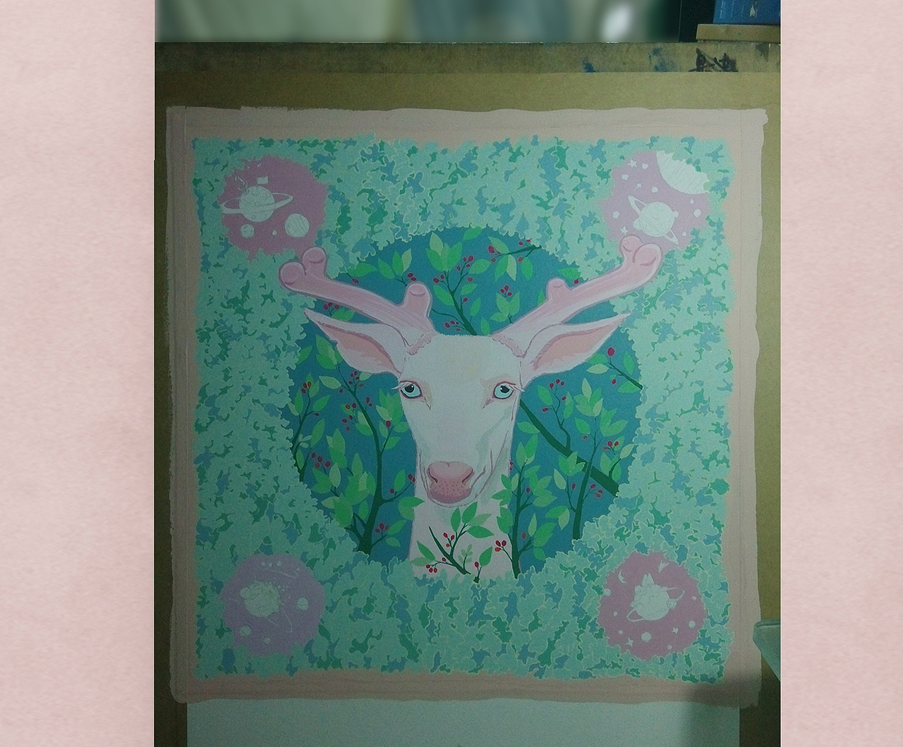 插花的小动物门（图ZMjI1OTQ5MTUy） - 艺术插画 - 站酷设计师鲦三原创素材 - 站酷ZCOOL