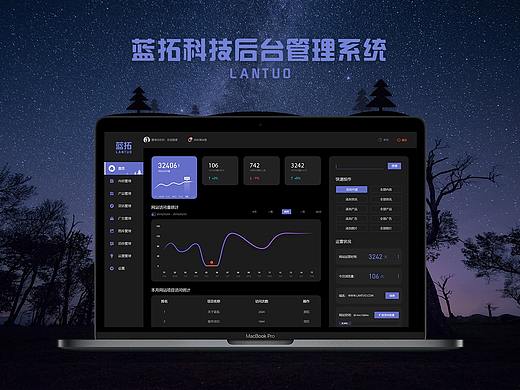 WEB丨蓝拓后台管理系统