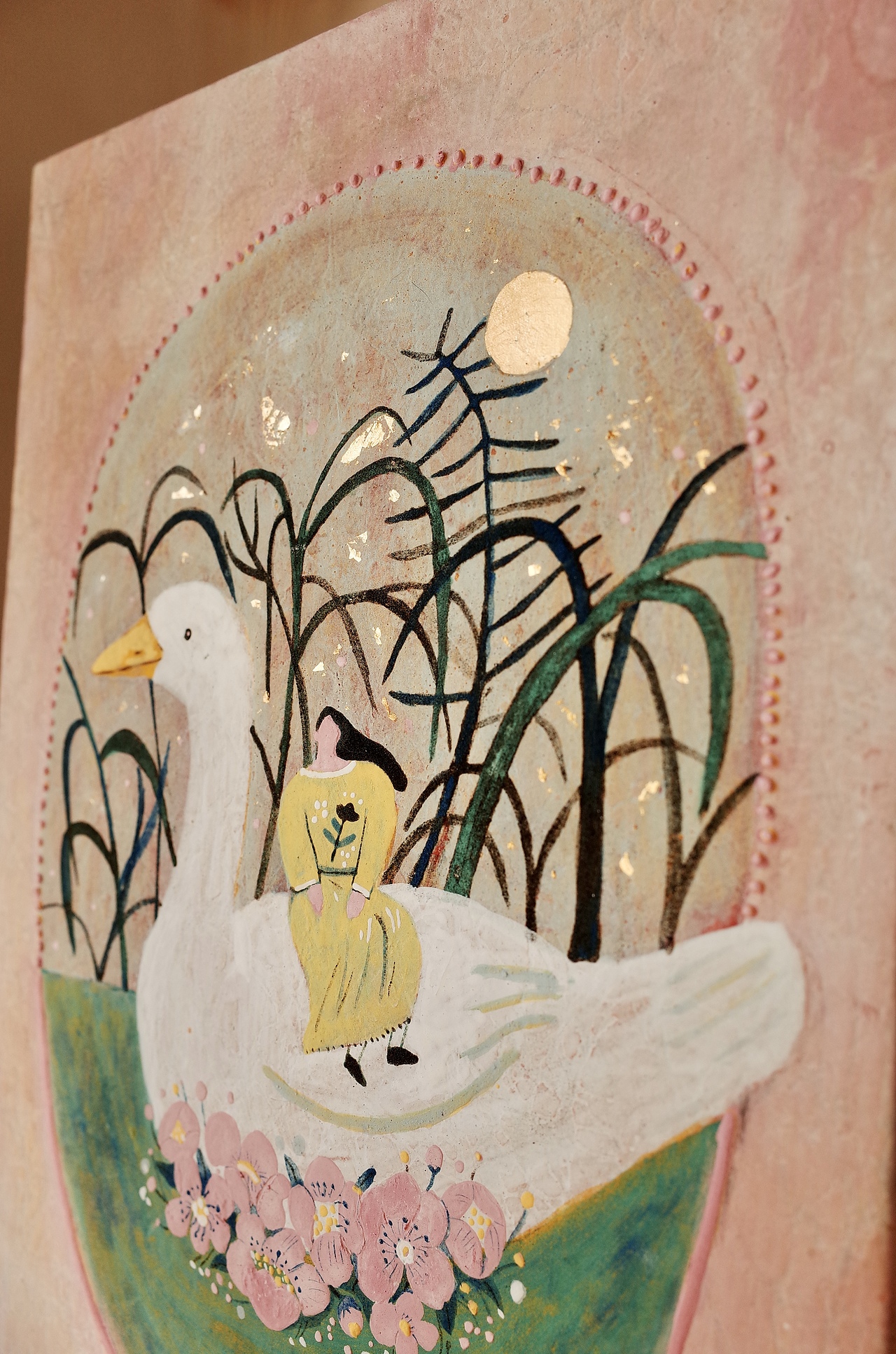 岩彩39《少女的诗》