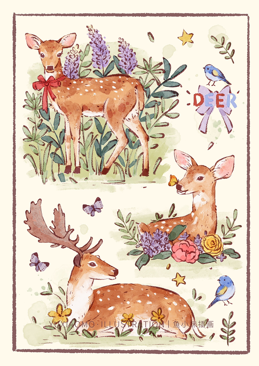 iPad小动物速写合集～