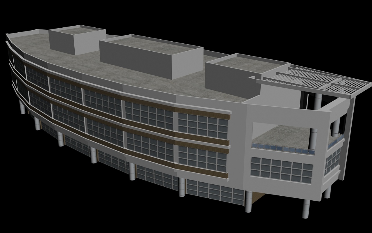 3ds max建筑模型 - 原创作品 - 站酷(zcool)