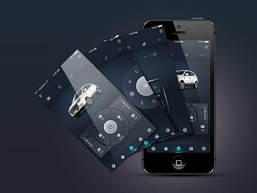 车联网APP——控车页面概念设计