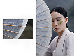 那雨日散于巖與溪之間的孤葵