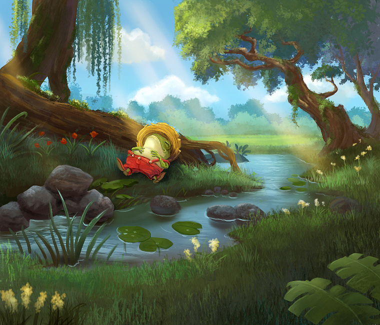 爱丽丝梦游仙境 Q版游戏场景（图ZMTQ2MTg5MTEy） - 游戏原画 - 站酷设计师Sindy若叶原创素材 - 站酷ZCOOL