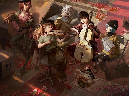 《在世界的中心呼唤爱的野兽》—创作过程