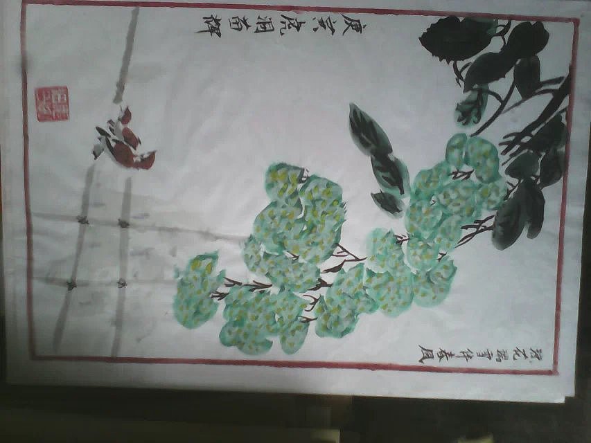 早期国画，油棒画尝试（图ZMTM0Mzk5MTQw） - 绘画 - 站酷设计师微零七原创素材 - 站酷ZCOOL