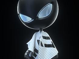 元气森林外星人IP形象建模