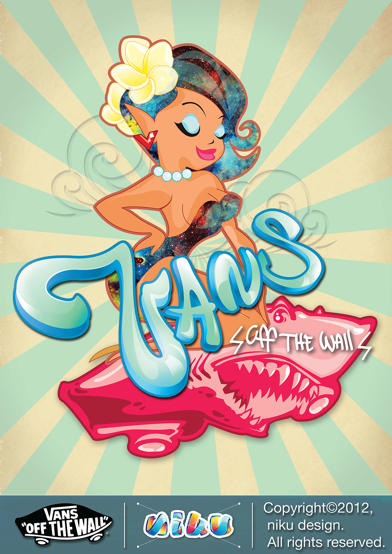 Vans滑板日设计参与作品（图ZNjExMDMzMg==） - 新锐潮流插画 - 站酷设计师大盔原创素材 - 站酷ZCOOL