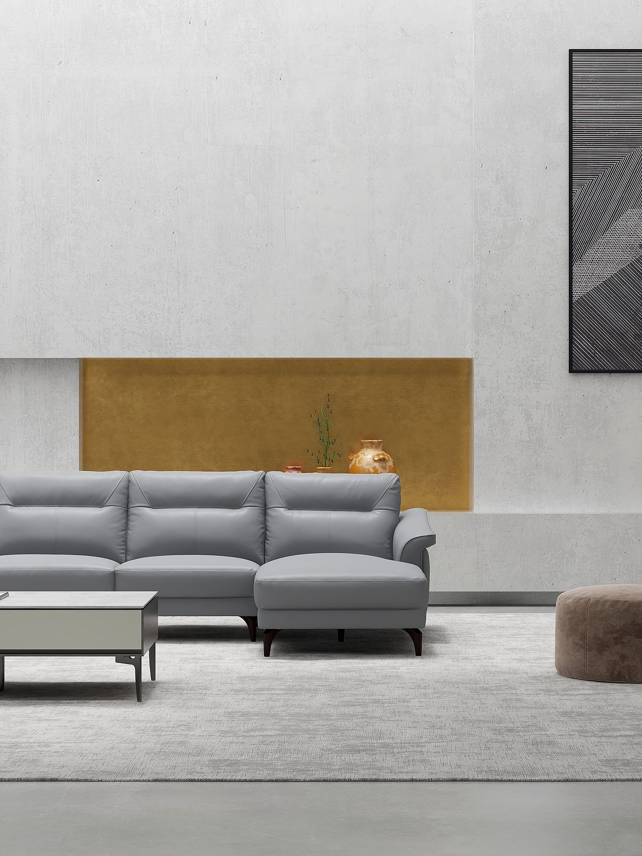 顾家家居场景图渲染与详情设计