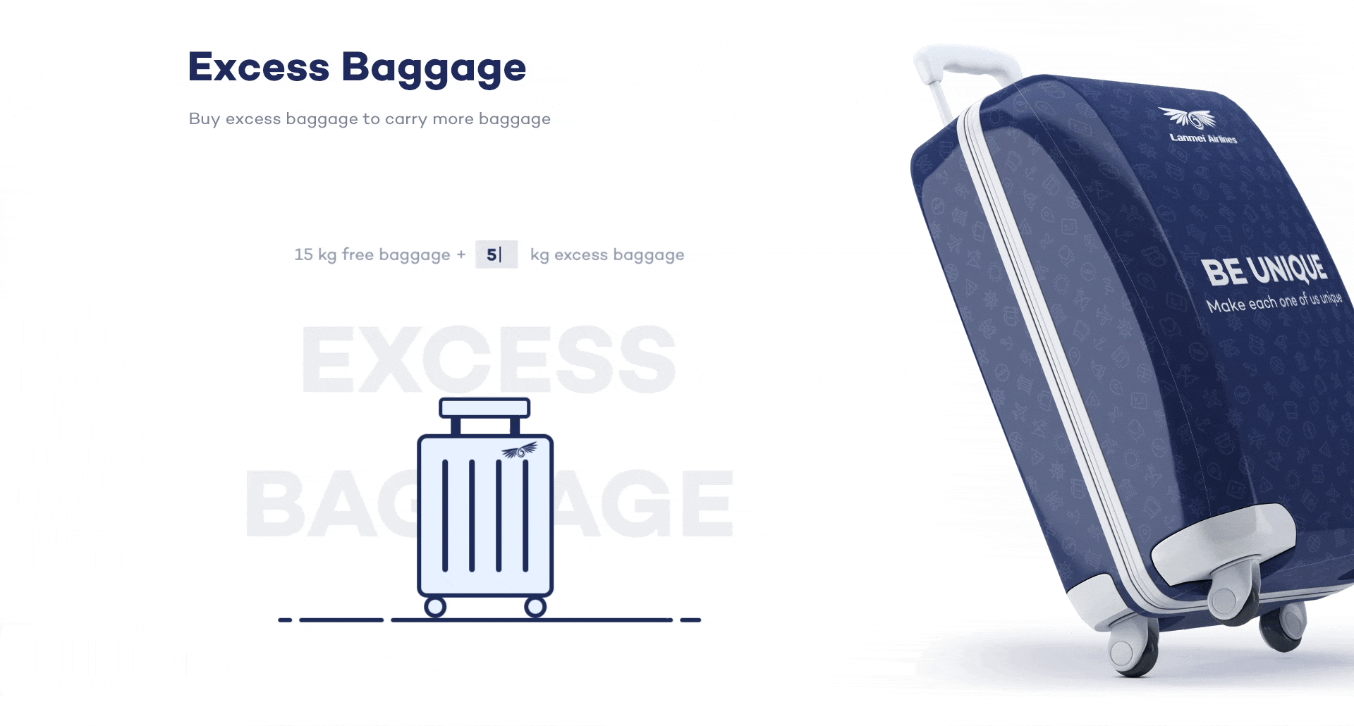 Lanmei Airlines website design