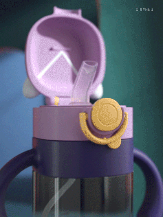 【beedoll奶牛儿童水杯】创意视觉动画——巨人谷制作 