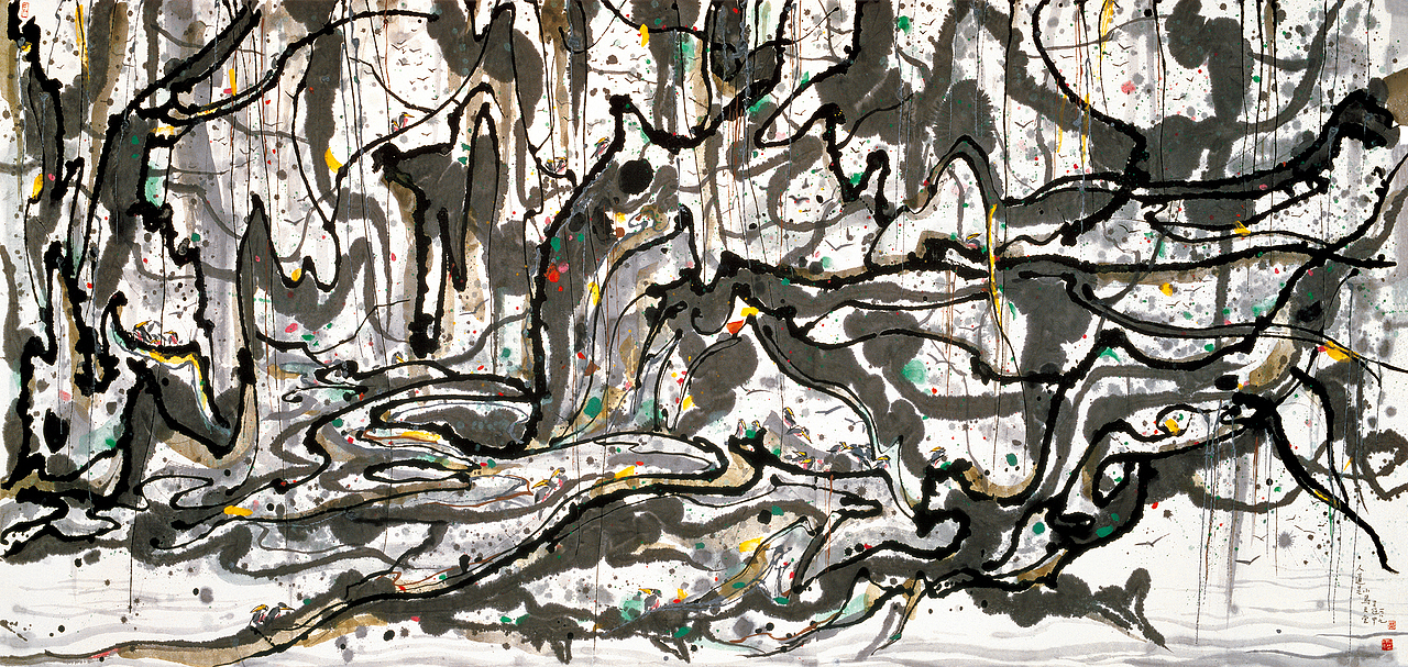 吴冠中《画眼》大师文字,作品欣赏,第五更