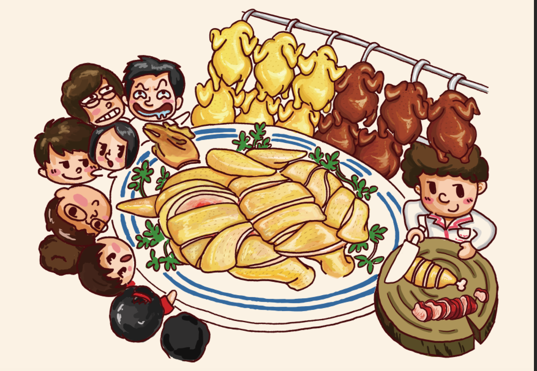 广州美食系列|插画|插画习作|gakki妹 - 原创作品 - 站酷 (ZCOOL)