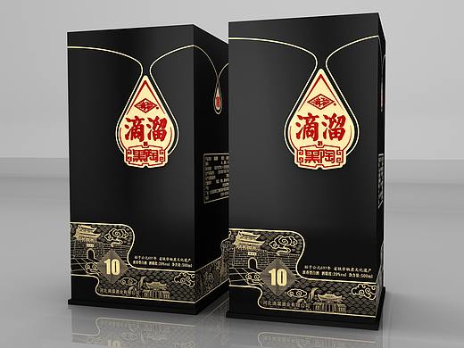 酒包装设计_酒瓶设计_白酒产品设计_滴溜酒业