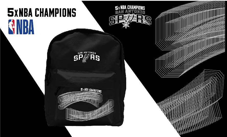 NBA 冠军展衍生品设计——勇士队 & 马刺队