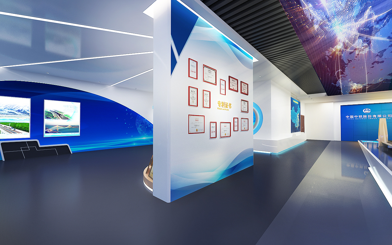 企业展厅（图ZMTcxMzMwNzA0） - 展陈设计 - 站酷设计师Z13035557原创素材 - 站酷ZCOOL