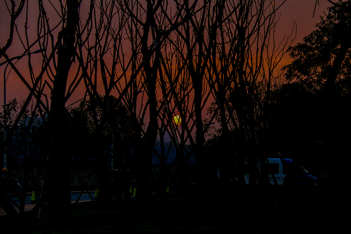 一支烟的功夫，太阳就落山了（图ZNjIwNDE5NDA=） - 风光摄影 - 站酷设计师阳先森原创素材 - 站酷ZCOOL