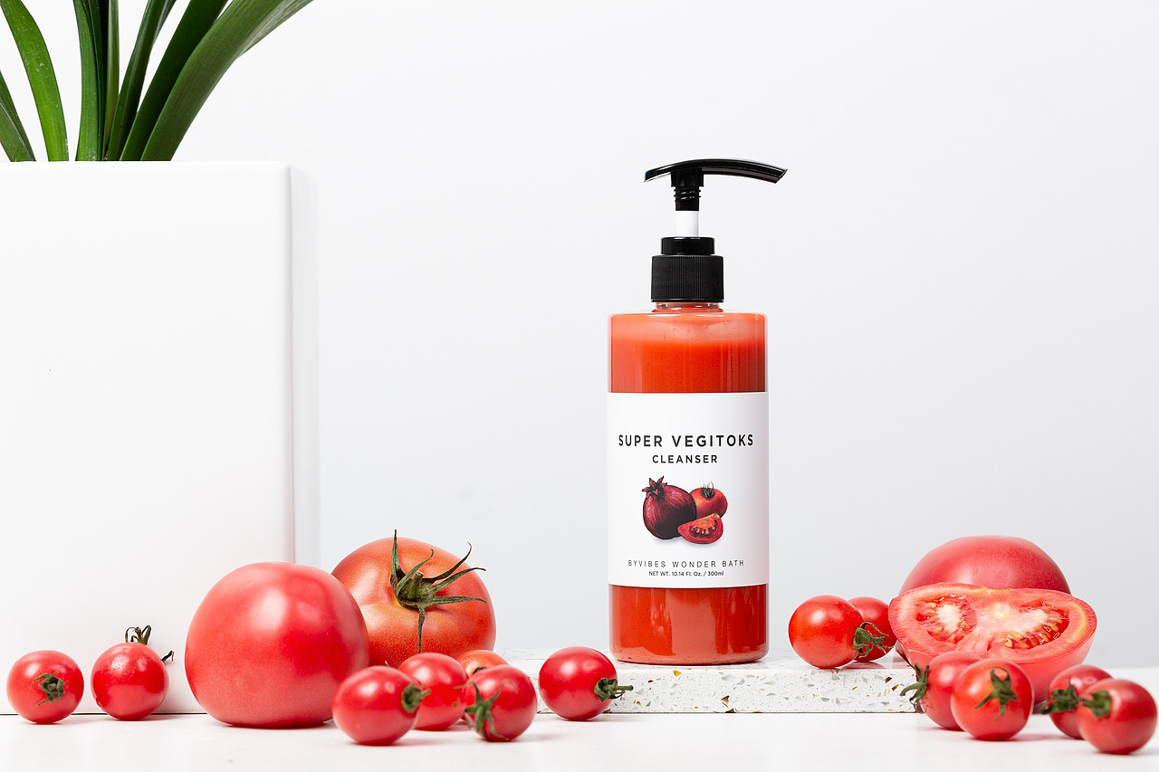 菲凡芭丝绿果蔬/红果蔬精华泡泡洁面