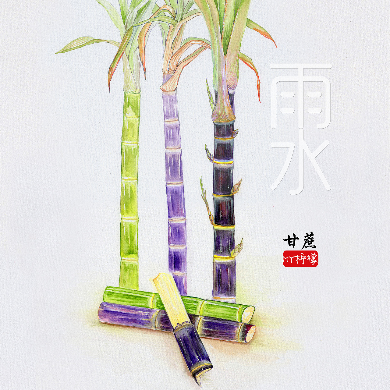 二十四节气水果手绘（图ZMTQxMDg0OTQ4） - 商业插画 - 站酷设计师MY柠檬原创素材 - 站酷ZCOOL
