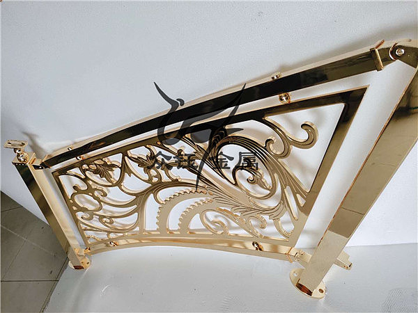 凤舞九天美式香槟金铝板雕刻楼梯扶手护栏加工定做（图ZMjExOTgyMjk2） - 家装设计 - 站酷设计师众钰金属原创素材 - 站酷ZCOOL