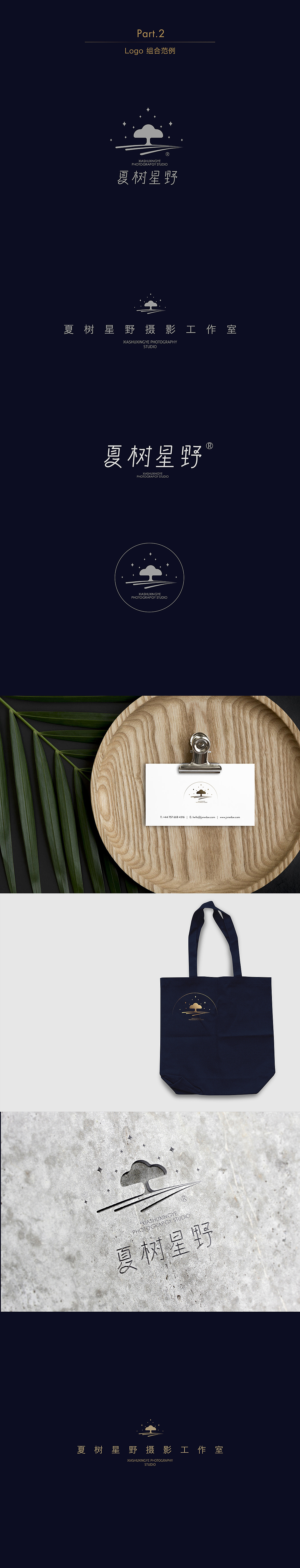 夏树星野摄影工作室LOGO设计
