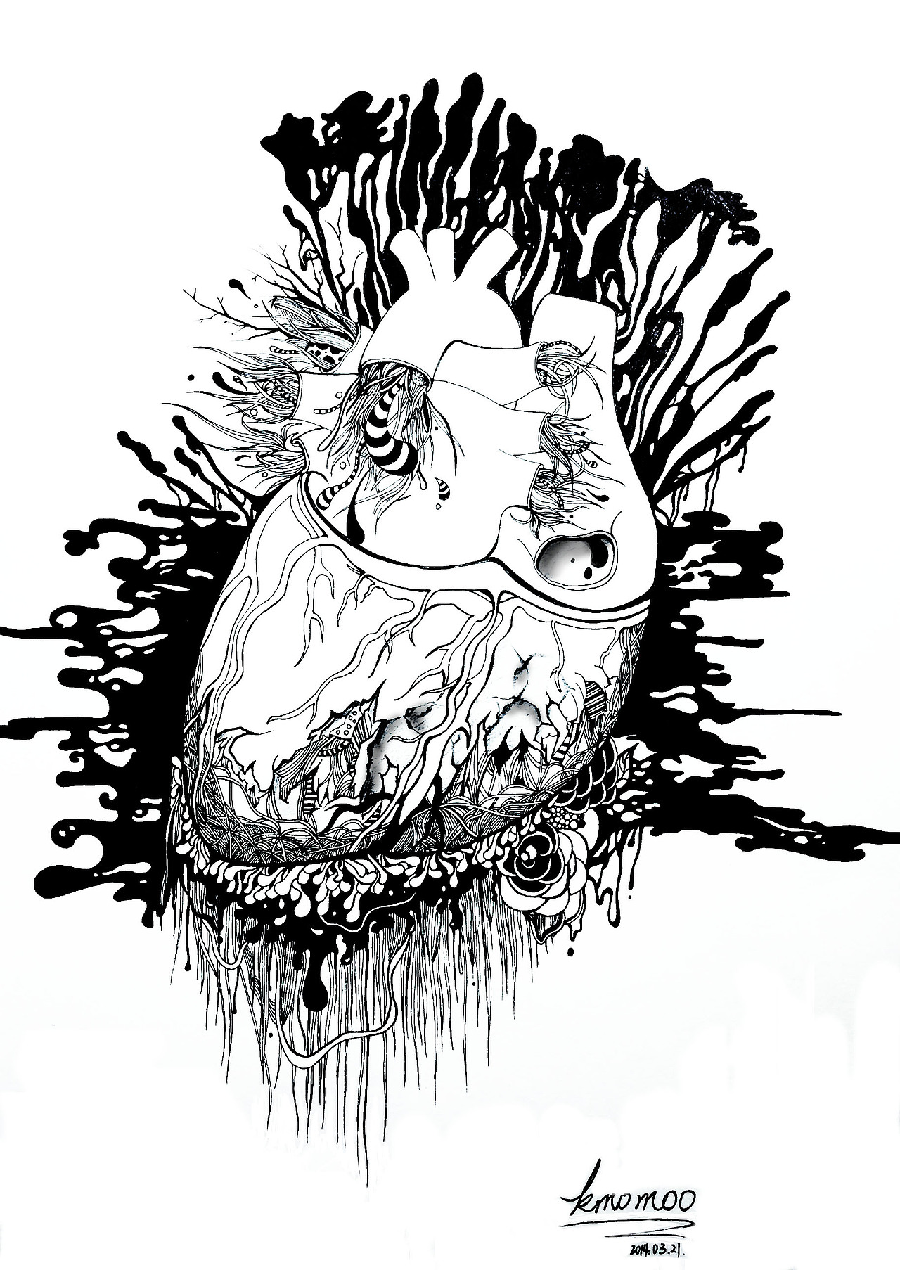 《跳动》（图ZMjAxODg2OTY=） - 创作习作 - 站酷设计师_kmomo原创素材 - 站酷ZCOOL