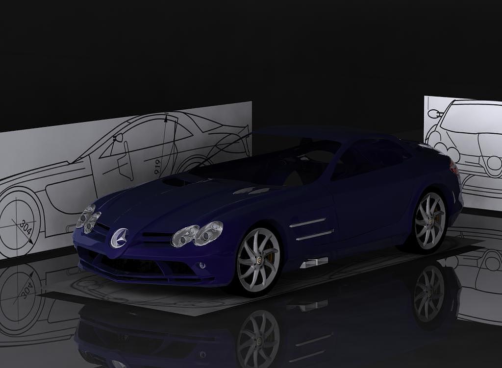 BENZE SLR 未完成。