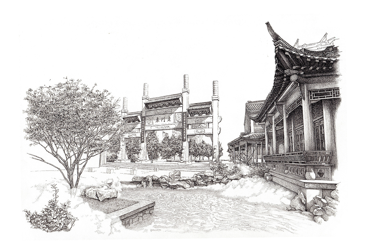 南京针管笔（图ZMTUwOTM0MTMy） - 艺术插画 - 站酷设计师Lao妖怪原创素材 - 站酷ZCOOL