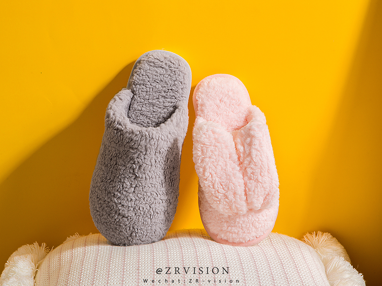 网红可爱棉拖鞋家居少女感情侣拖鞋公主风格毛绒冬天